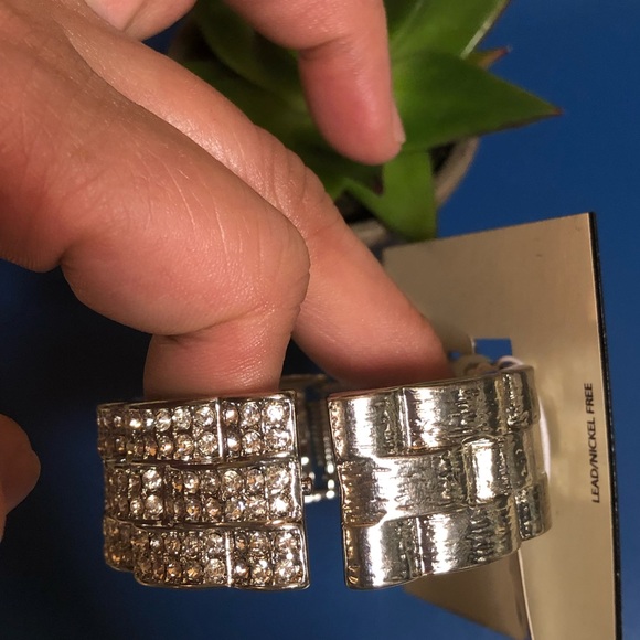 Silver Rhinestone Bangle - Picture 5 of 5